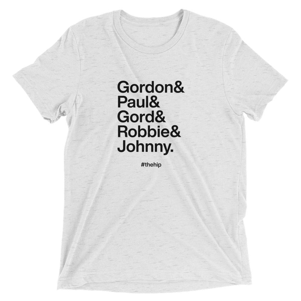 Gordon & Paul & Gord & Robbie & Johnny.